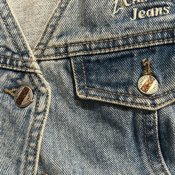 Vintage Z. Cavaricci jean vest - Picture 4 of 4